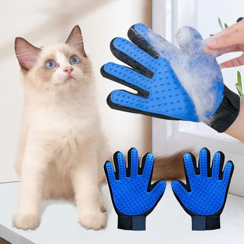 Pet Grooming Glove Cats/Dogs Brush Rabbit