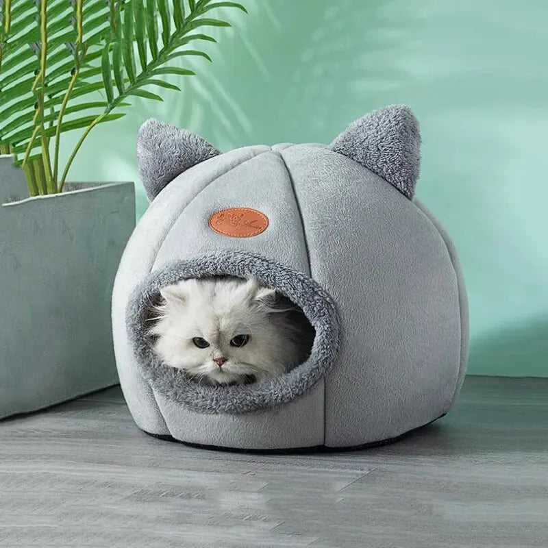 Cat Head Shape Cute And Comfortable Warm Cat