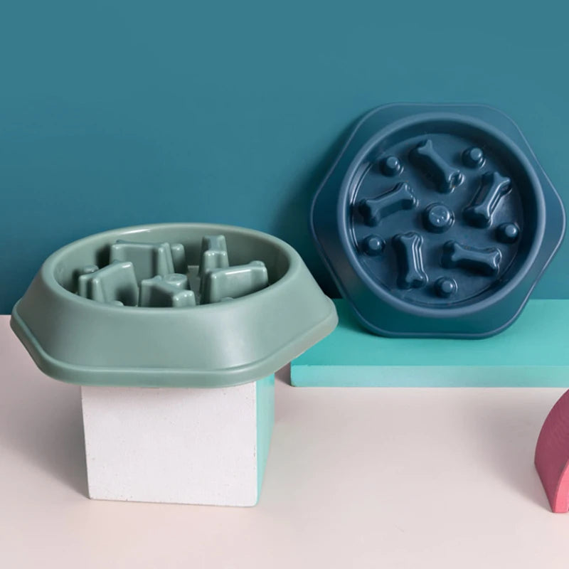 Pet Slow Food Bowl Anti-choking Feeder PP