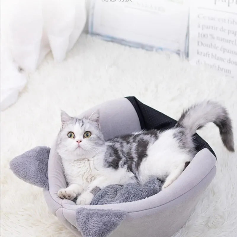 Cat Head Shape Cute And Comfortable Warm Cat