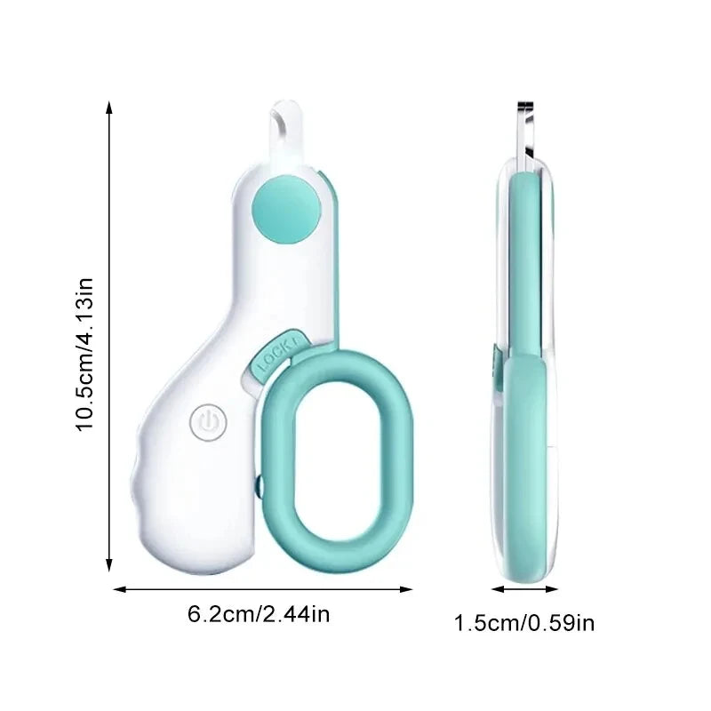 LED Light Cat Dog Nail Clipper Cutter Professional