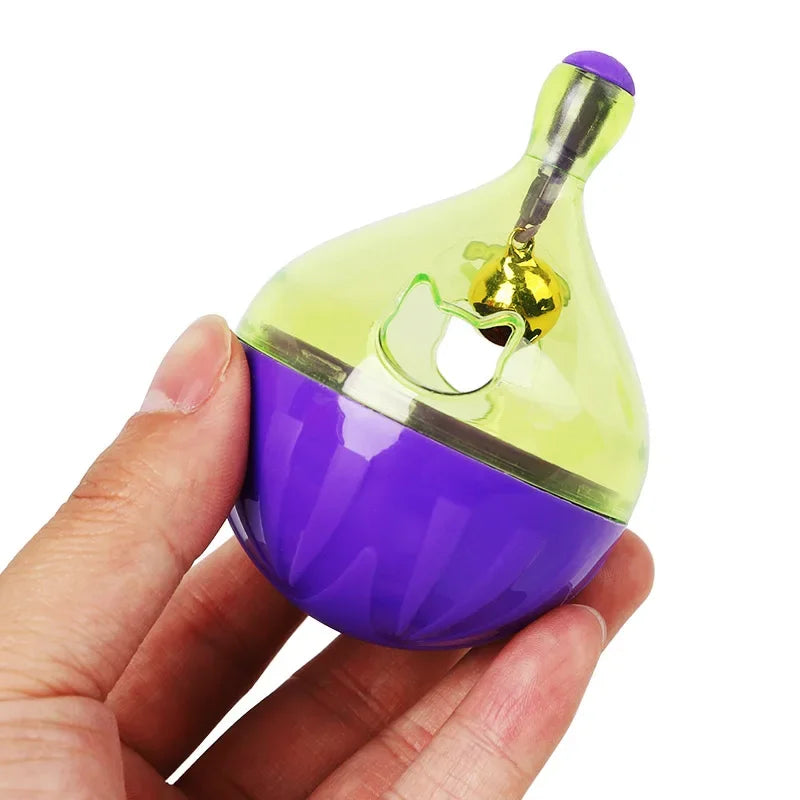 Pet Cat Fun Bowl Feeding Toys Dog Tumbler Feeder