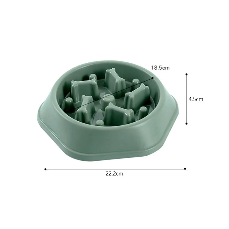 Pet Slow Food Bowl Anti-choking Feeder PP