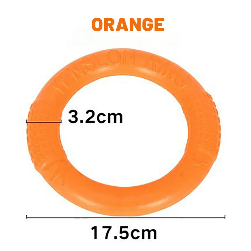 1pc Orange Dog Toys Pet Flying Disk Training