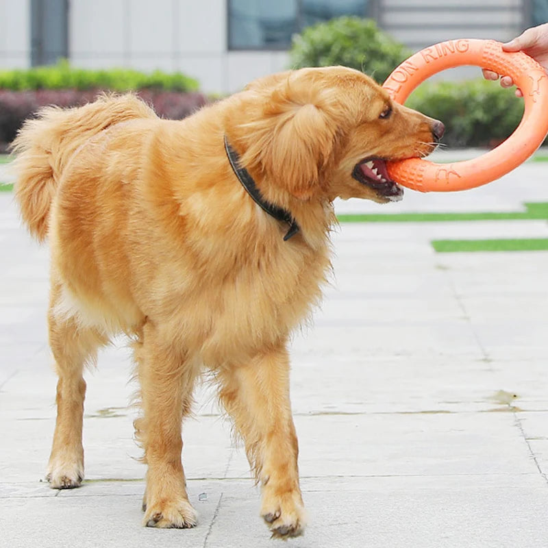 1pc Orange Dog Toys Pet Flying Disk Training