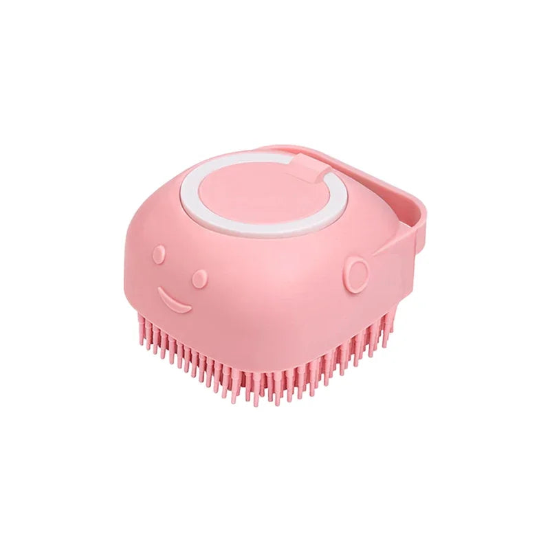 Dog Bathing Brush Pet Massage Brush Shampoo