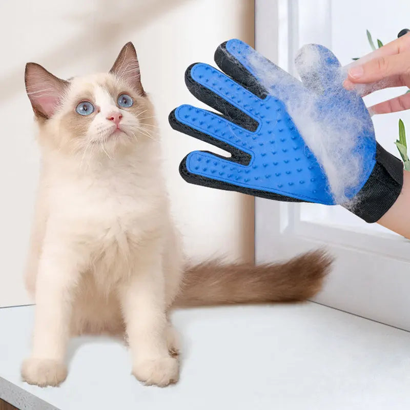 Pet Grooming Glove Cats/Dogs Brush Rabbit