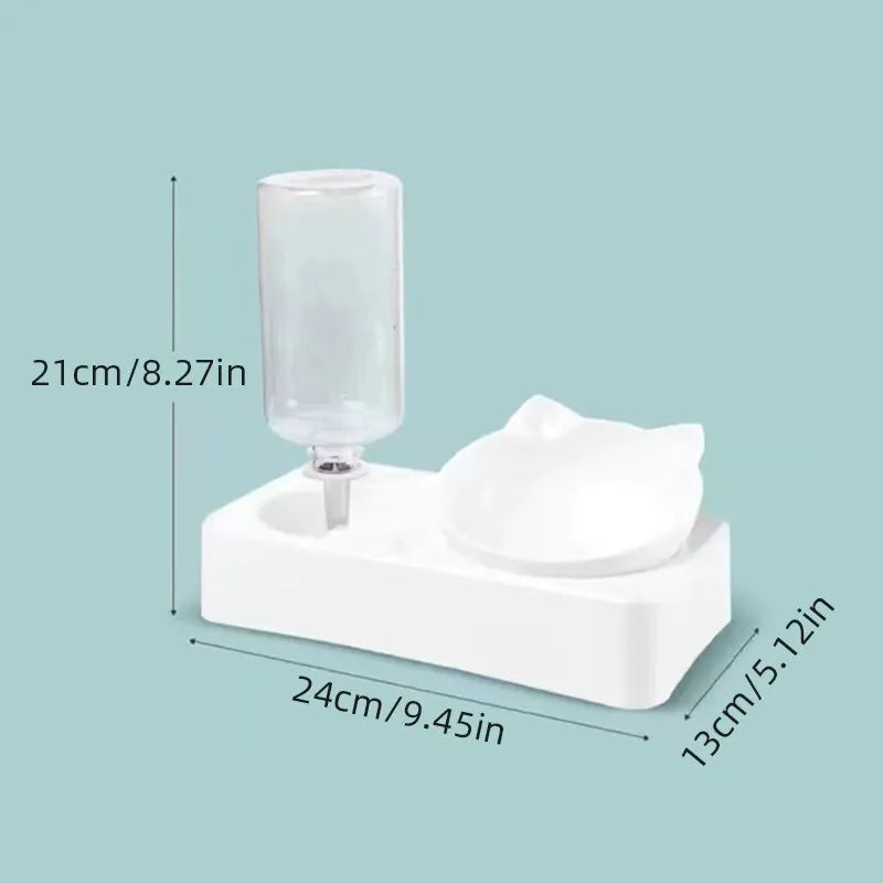 Pet Bowl 15 Degrees Tilt to Protect Cervical