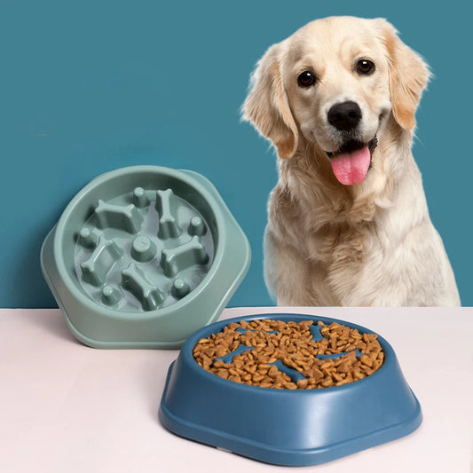 Pet Slow Food Bowl Anti-choking Feeder PP