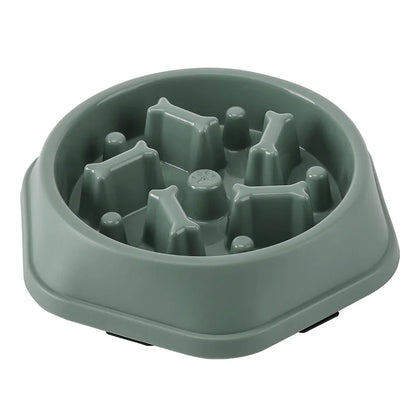 Pet Slow Food Bowl Anti-choking Feeder PP