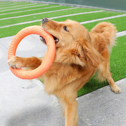 1pc Orange Dog Toys Pet Flying Disk Training