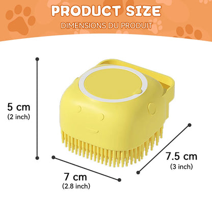 Dog Bathing Brush Pet Massage Brush Shampoo