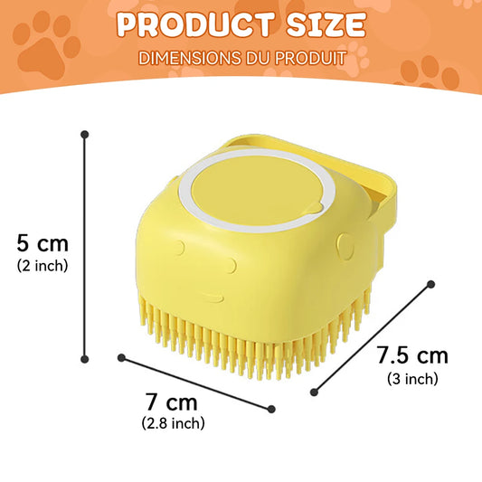 Dog Bathing Brush Pet Massage Brush Shampoo
