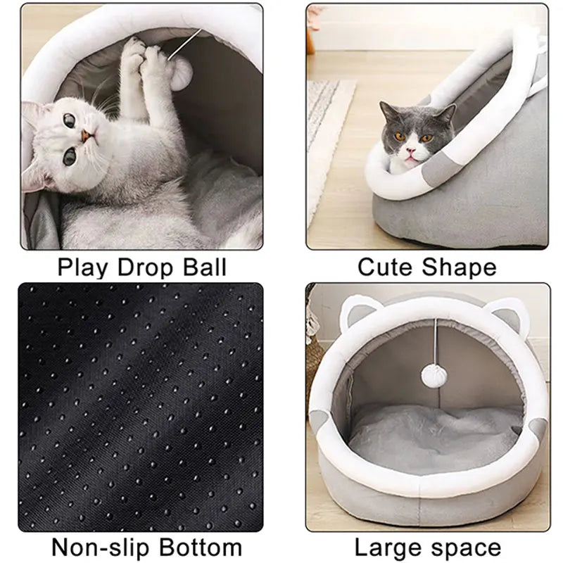 Cute Cat Bed for Indoor Small and Large Cats